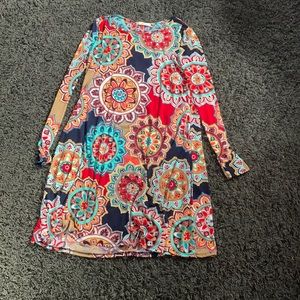 Women’s 3/4 sleeve floral dress